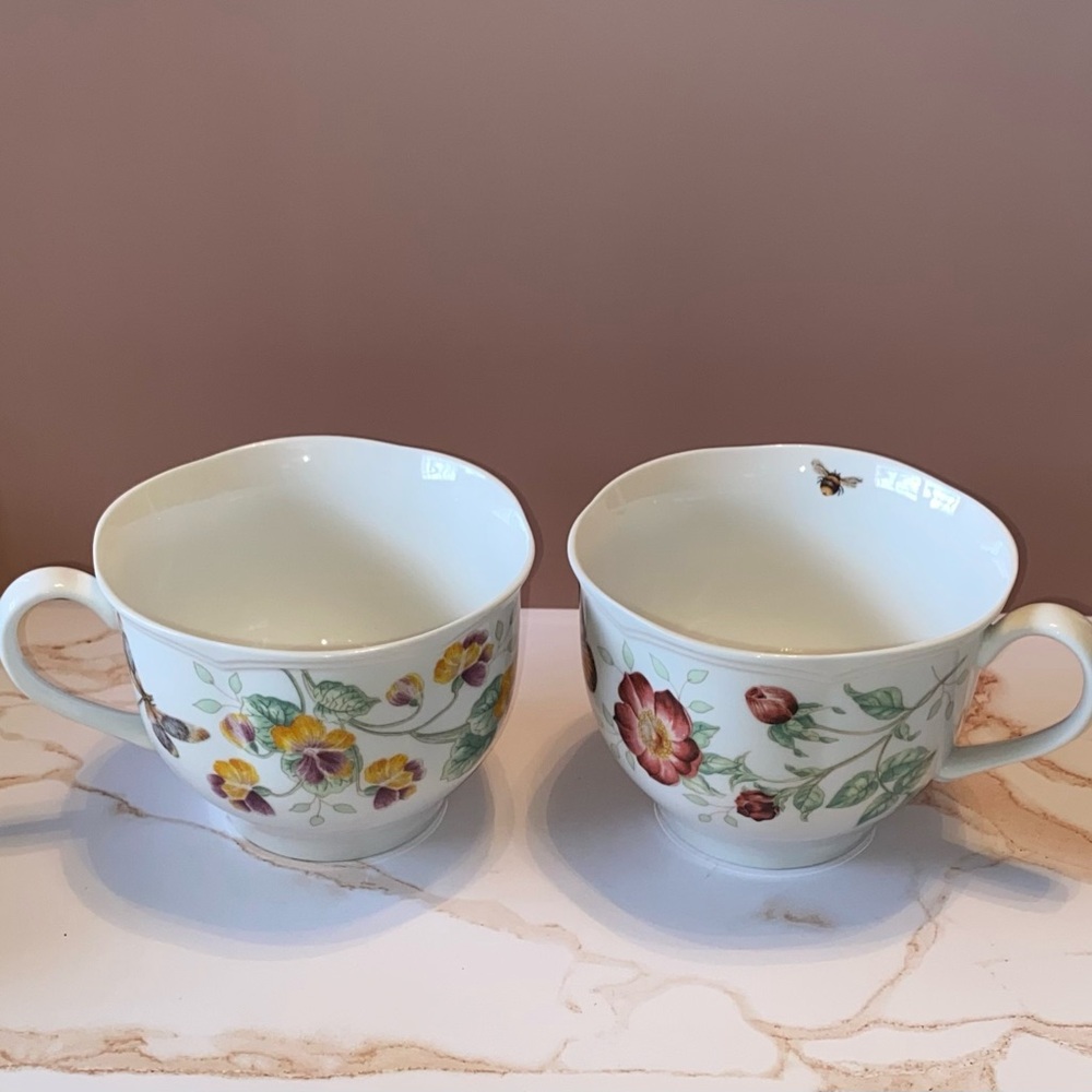 Lenox Butterfly Meadow Latte Set (2) - Picture 4 of 11